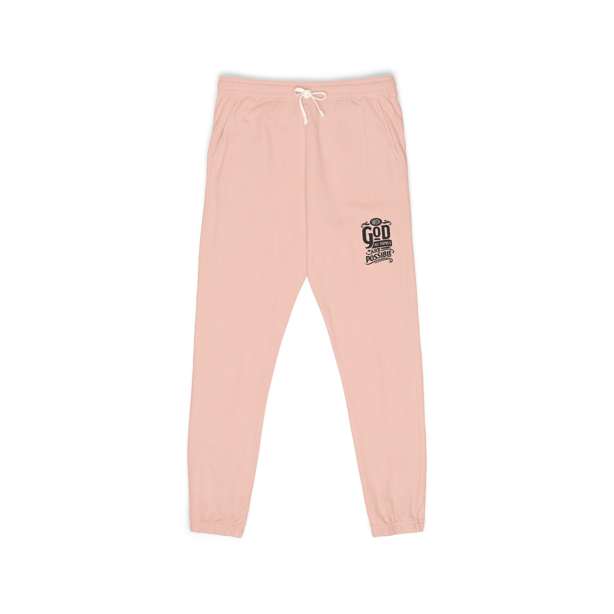 Garment-Dyed Fleece Sweatpants - Cozy Casual Loungewear for Relaxing Days, Athleisure Pants, Gifts for Him/Her, Weekend Wear, Unisex Comfort