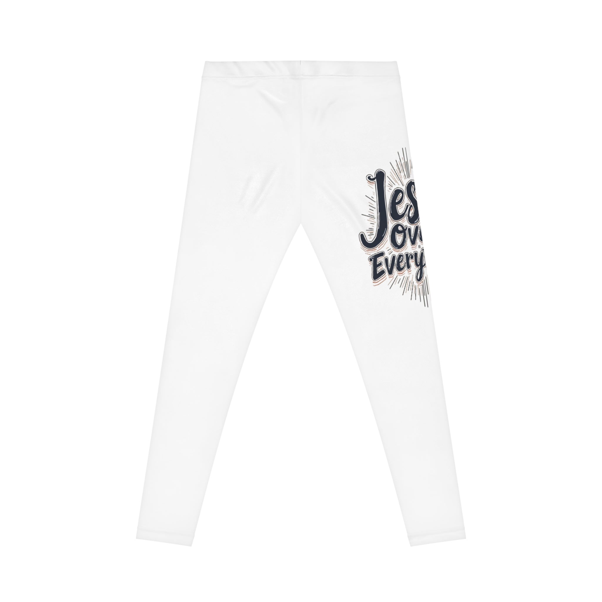 Stylish Inspirational Leggings, Comfort Fit, Yoga, Exercise, Casual Wear, Gift for Her, Faith-Inspired Activewear