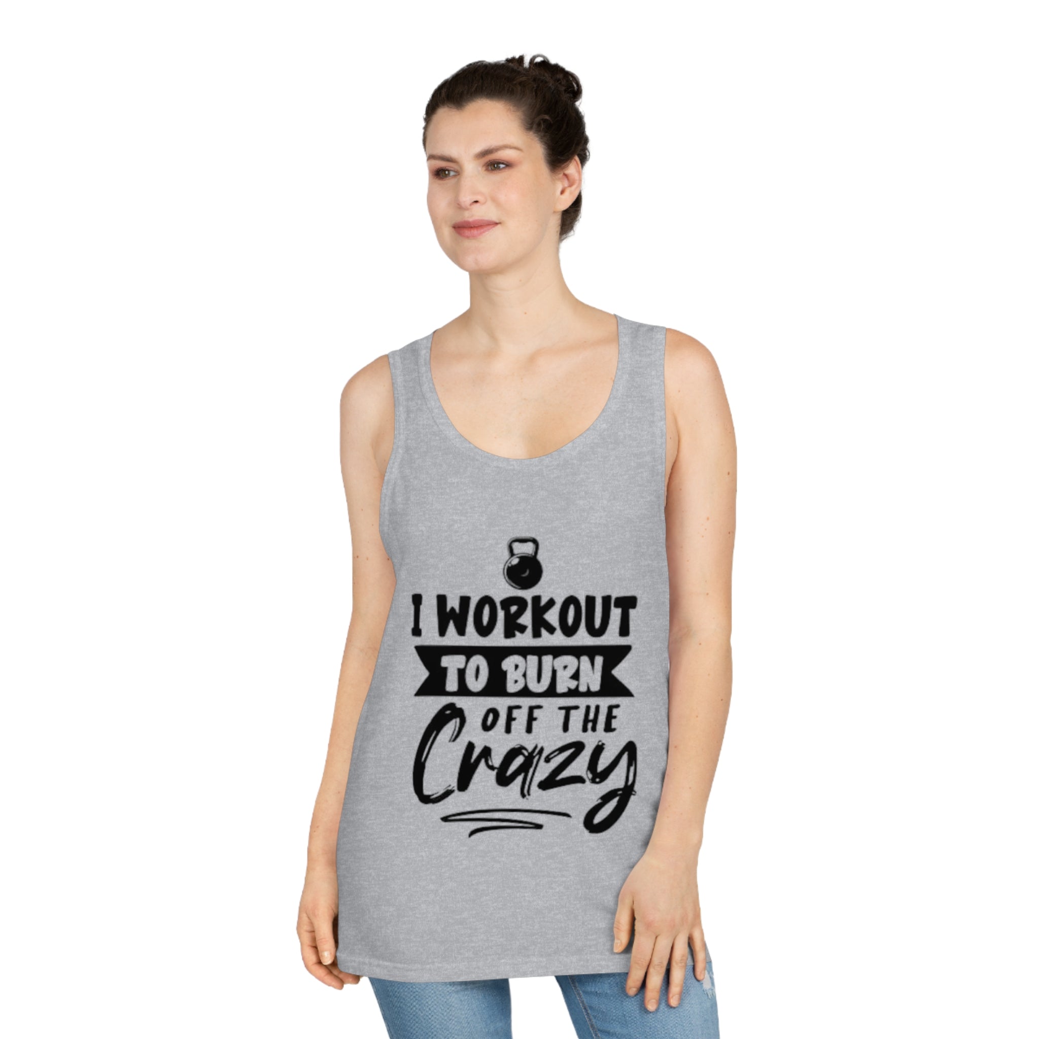 Unisex Motivational Workout Tank Top, Gym Apparel, Fitness Gift, Exercise Top, Wellness Tank, Workout Clothes