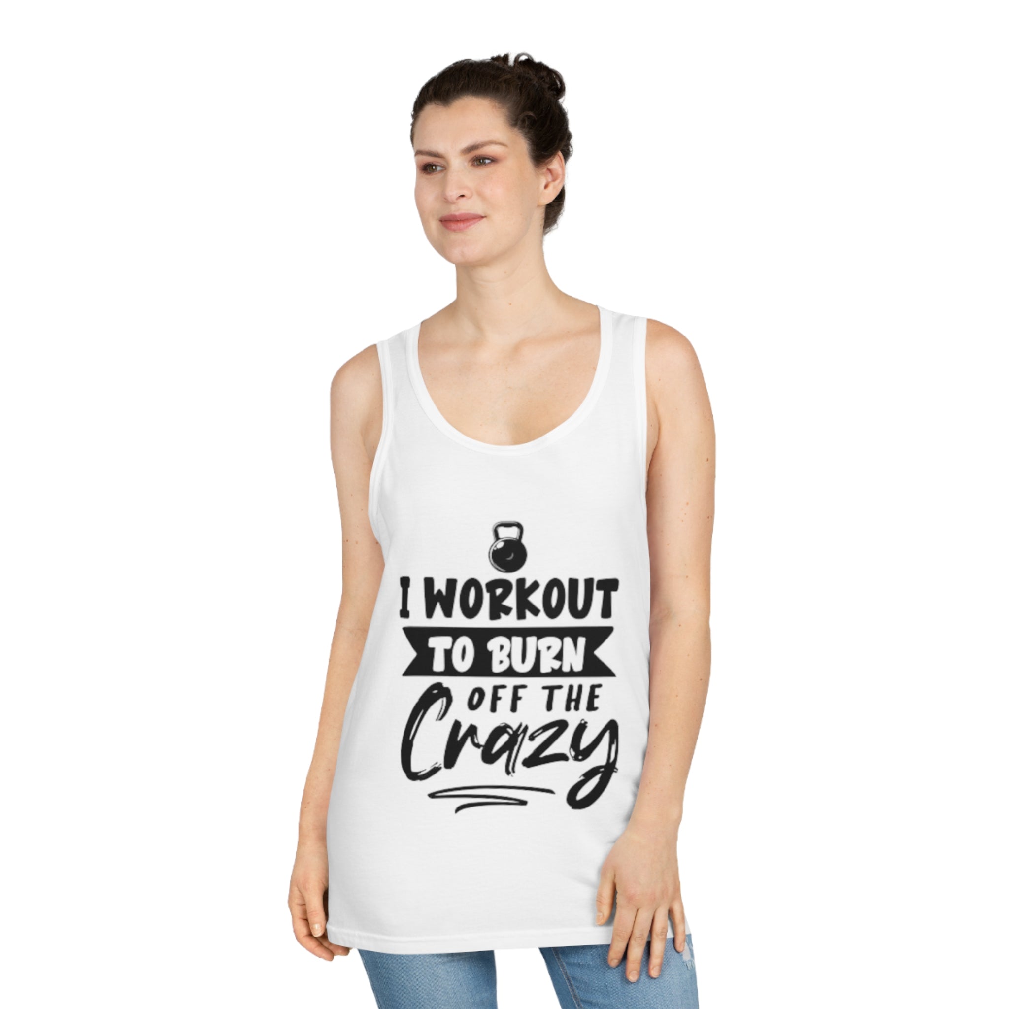 Unisex Motivational Workout Tank Top, Gym Apparel, Fitness Gift, Exercise Top, Wellness Tank, Workout Clothes