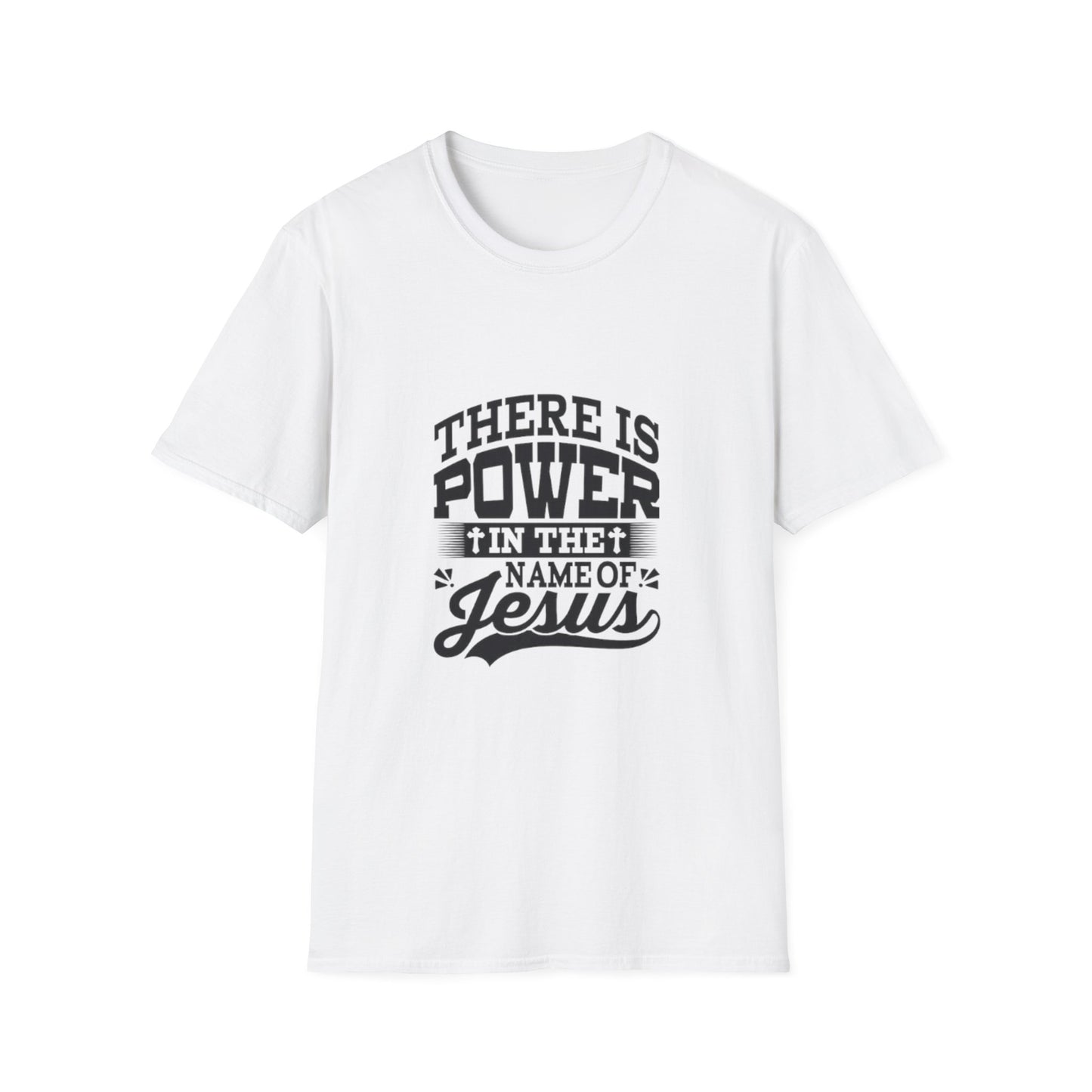 Faith-Inspired Unisex T-Shirt - Power in the Name of Jesus, Christian Apparel, Inspirational Tee, Perfect for Gifts, Casual Wear