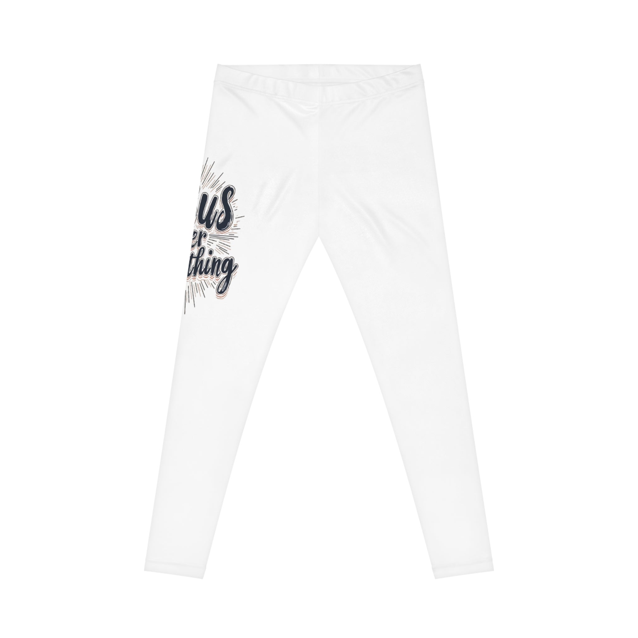Stylish Inspirational Leggings, Comfort Fit, Yoga, Exercise, Casual Wear, Gift for Her, Faith-Inspired Activewear