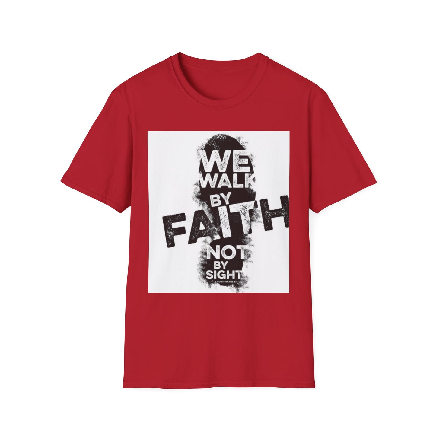 Faith-Inspired Unisex Softstyle T-Shirt, Inspirational Apparel, Faith-Based Gift, Casual Wear, Christian T-Shirt, Motivational Clothing