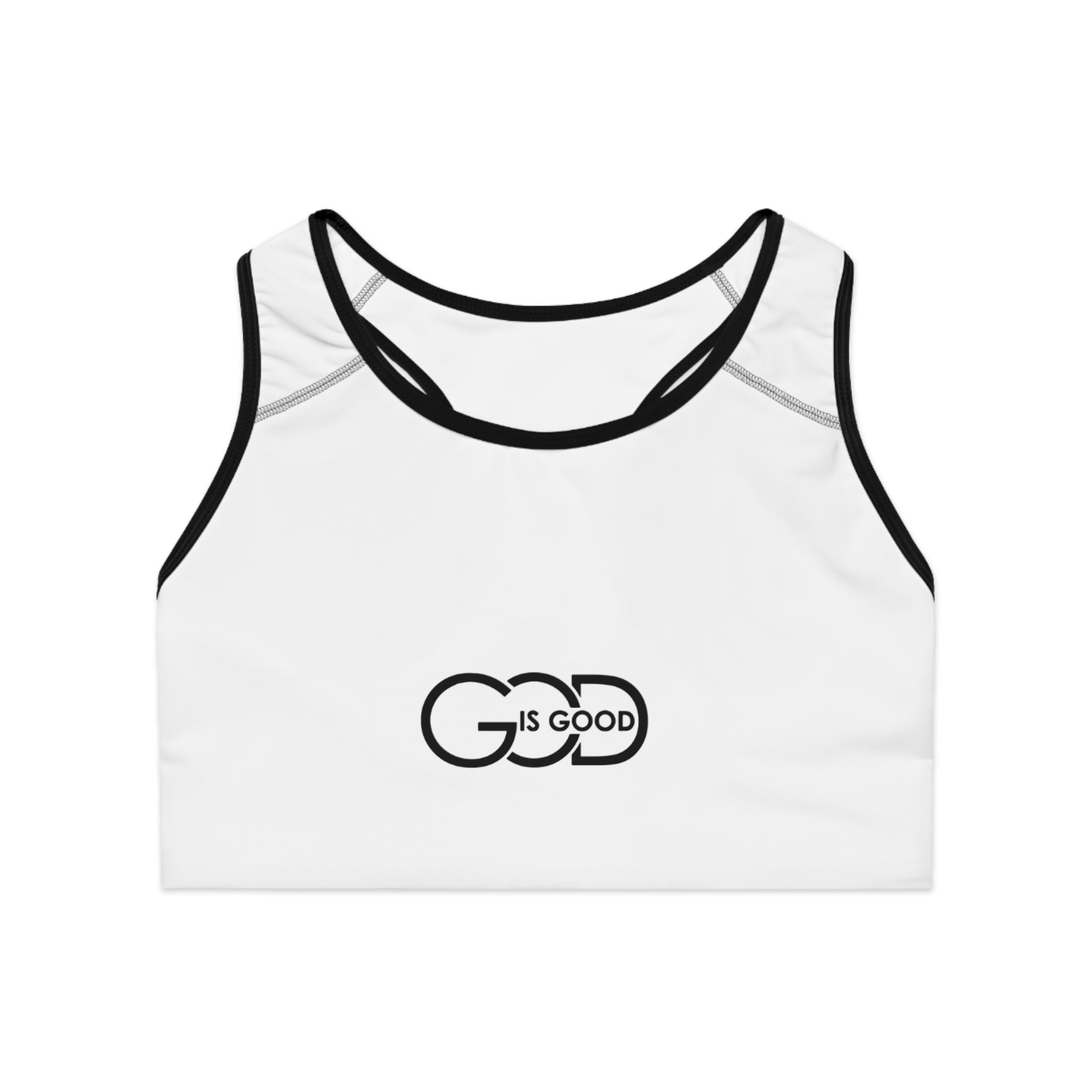 Inspirational Sports Bra - Motivational Activewear, Gym Apparel, Mindful Fitness, Faith-Based Exercise