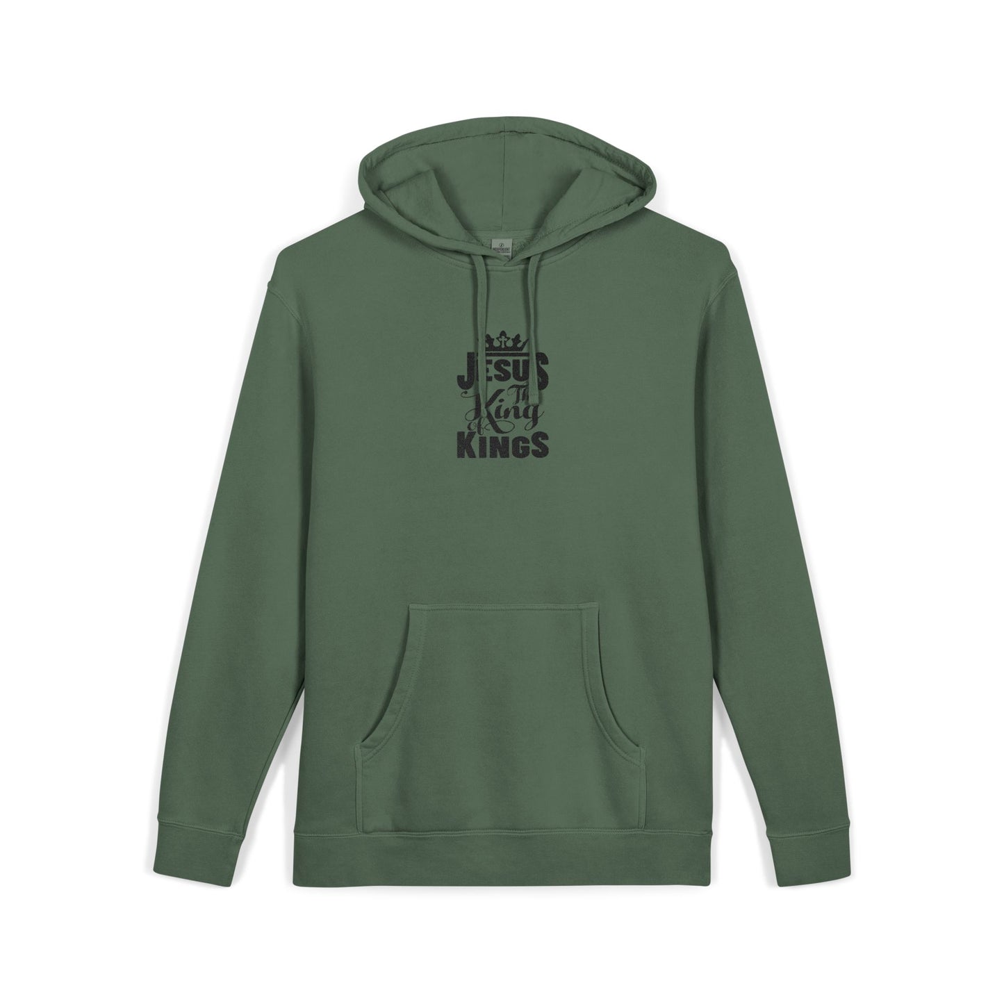 Jesus is King Unisex Hoodie, Inspirational Gift, Faith-Based Apparel, Comfortable Casual Wear, Church Event Outfit, Religious Fashion