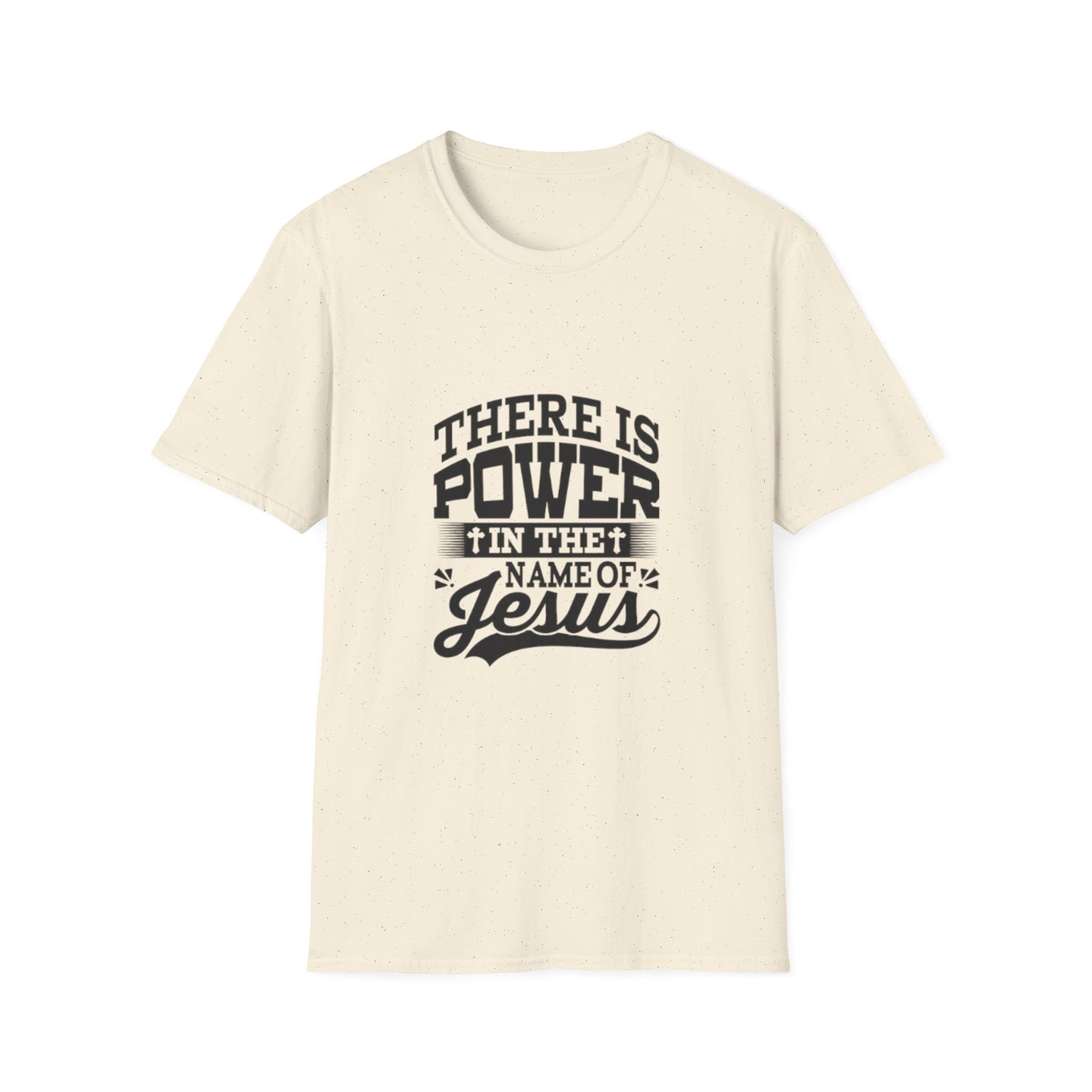 Faith-Inspired Unisex T-Shirt - Power in the Name of Jesus, Christian Apparel, Inspirational Tee, Perfect for Gifts, Casual Wear