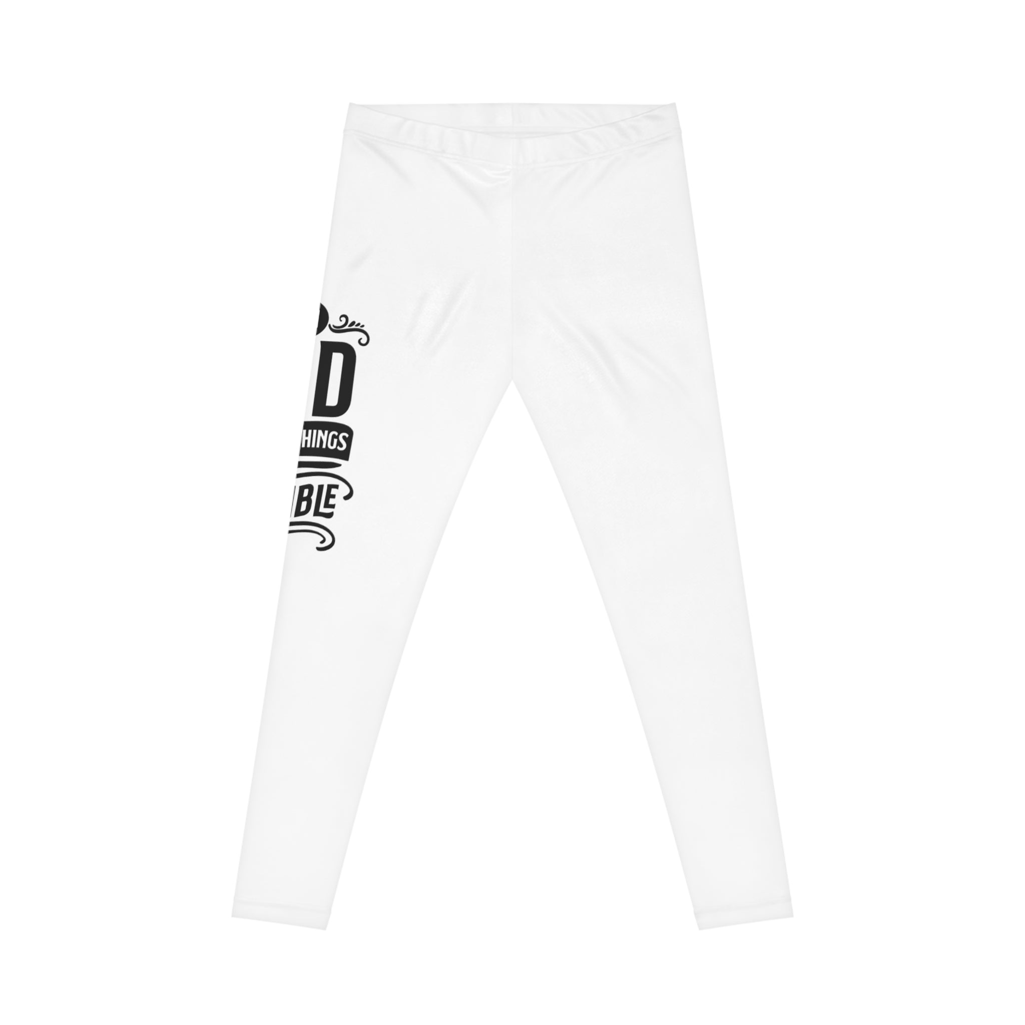Inspirational Women's Casual Leggings | Motivational Workout Wear, Fitness Leggings, AOP Fashion, Daily Comfort, Gift Idea