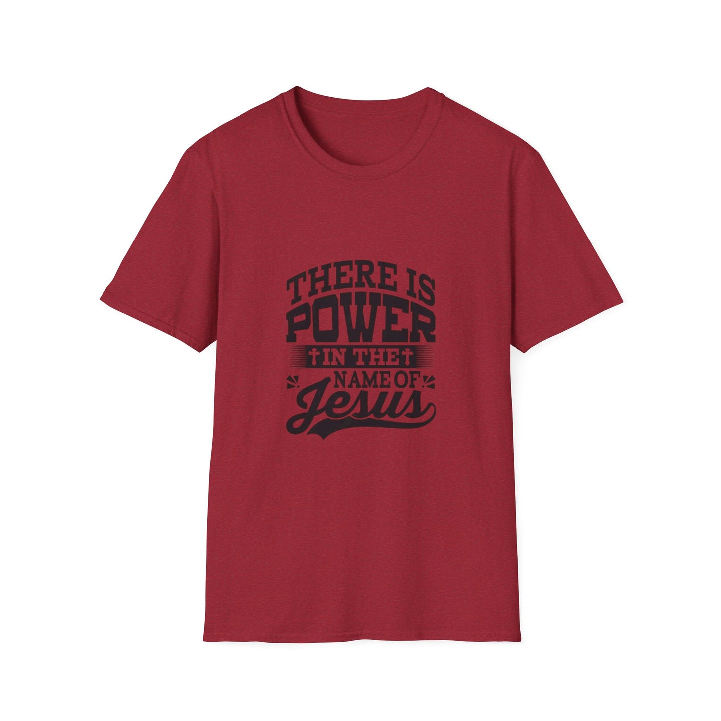 Faith-Inspired Unisex T-Shirt - Power in the Name of Jesus, Christian Apparel, Inspirational Tee, Perfect for Gifts, Casual Wear