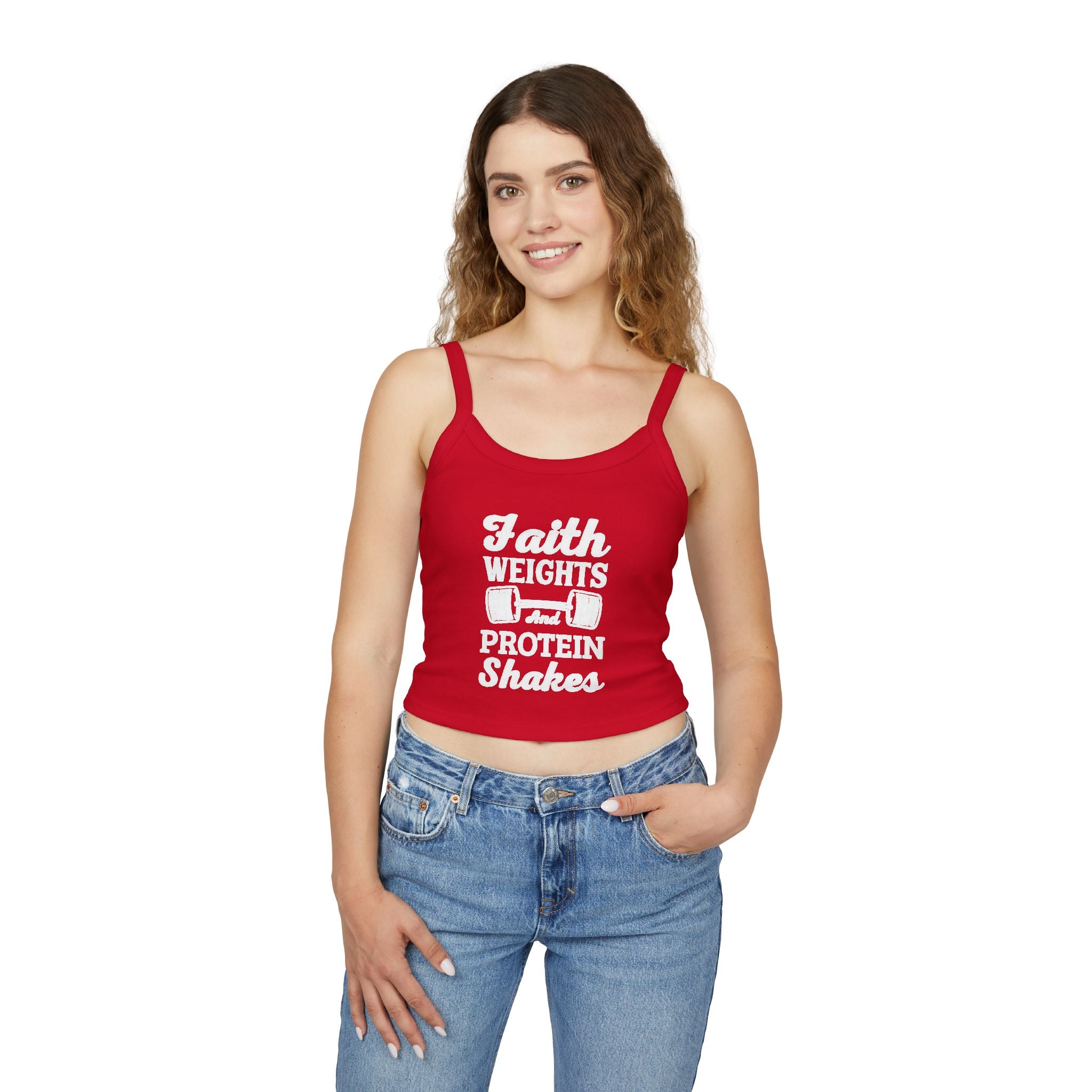 Gym Life Women's Spaghetti Strap Tank Top | Fitness Apparel, Workout Shirt, Gym Outfit, Casual Wear, Summer Top