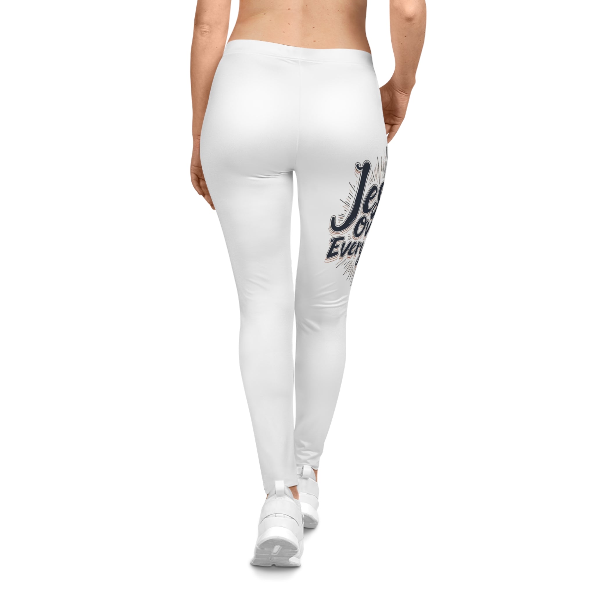 Stylish Inspirational Leggings, Comfort Fit, Yoga, Exercise, Casual Wear, Gift for Her, Faith-Inspired Activewear