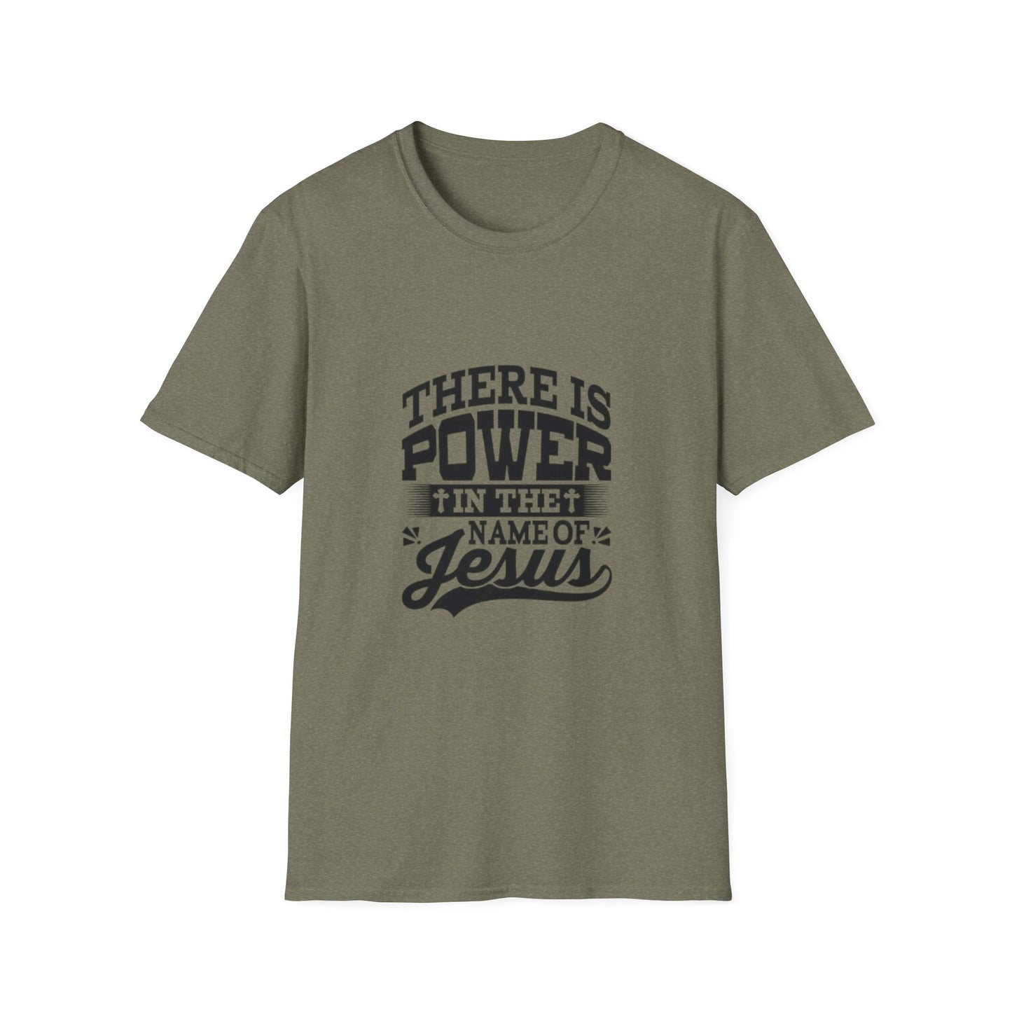 Faith-Inspired Unisex T-Shirt - Power in the Name of Jesus, Christian Apparel, Inspirational Tee, Perfect for Gifts, Casual Wear