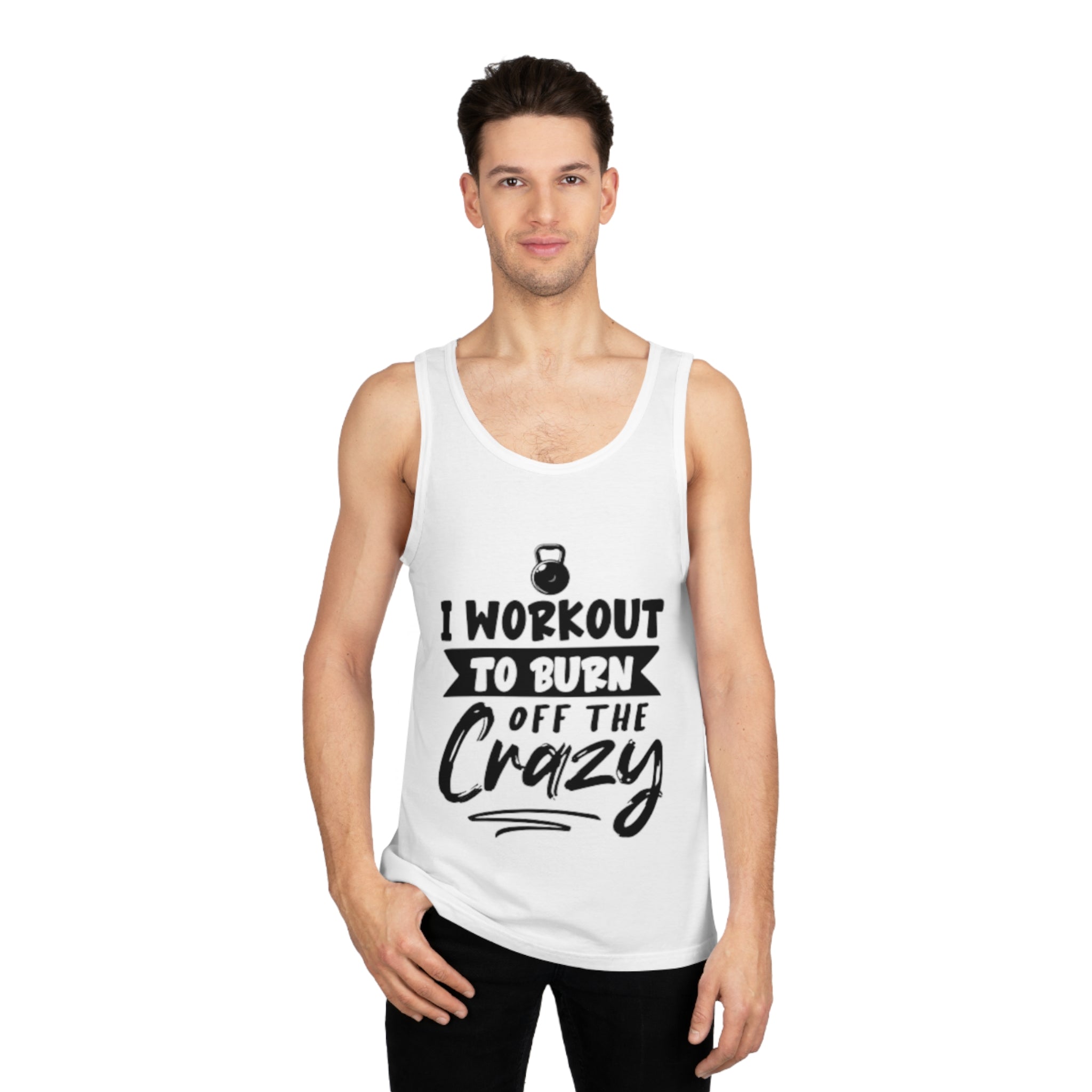 Unisex Motivational Workout Tank Top, Gym Apparel, Fitness Gift, Exercise Top, Wellness Tank, Workout Clothes