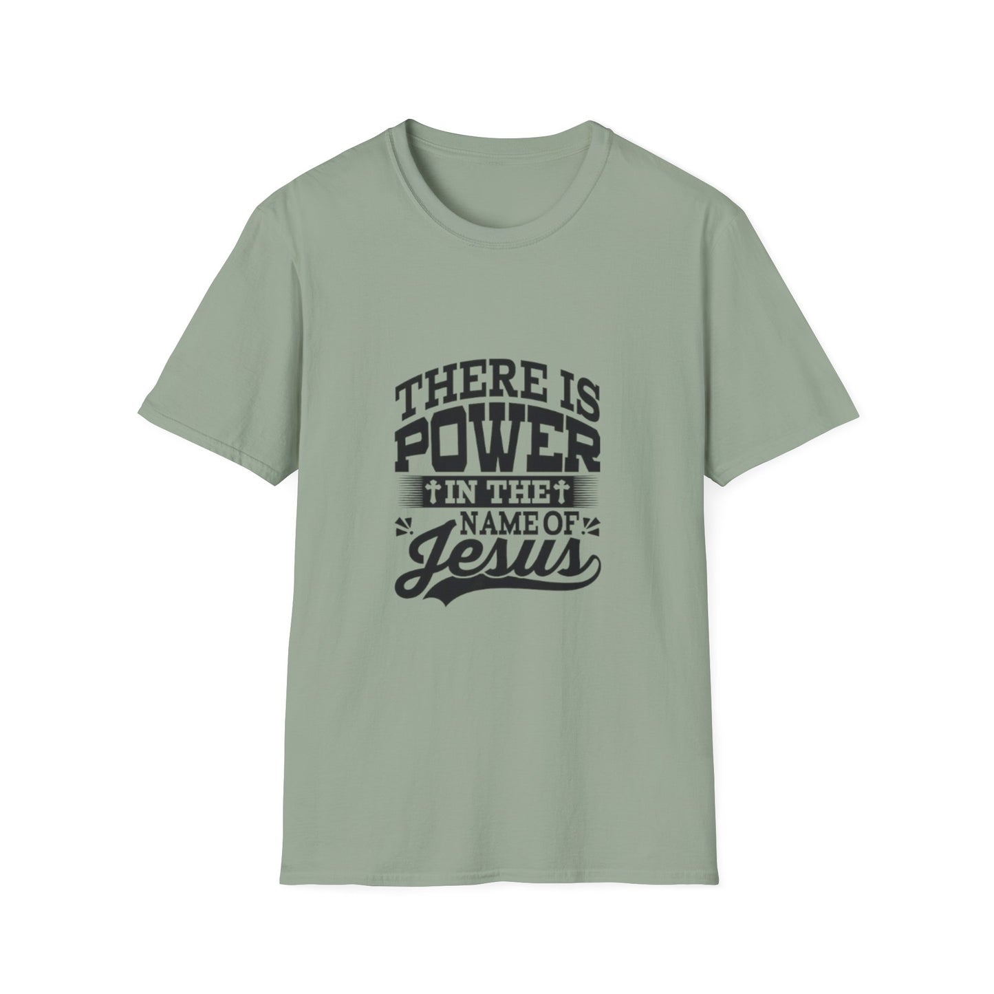 Faith-Inspired Unisex T-Shirt - Power in the Name of Jesus, Christian Apparel, Inspirational Tee, Perfect for Gifts, Casual Wear