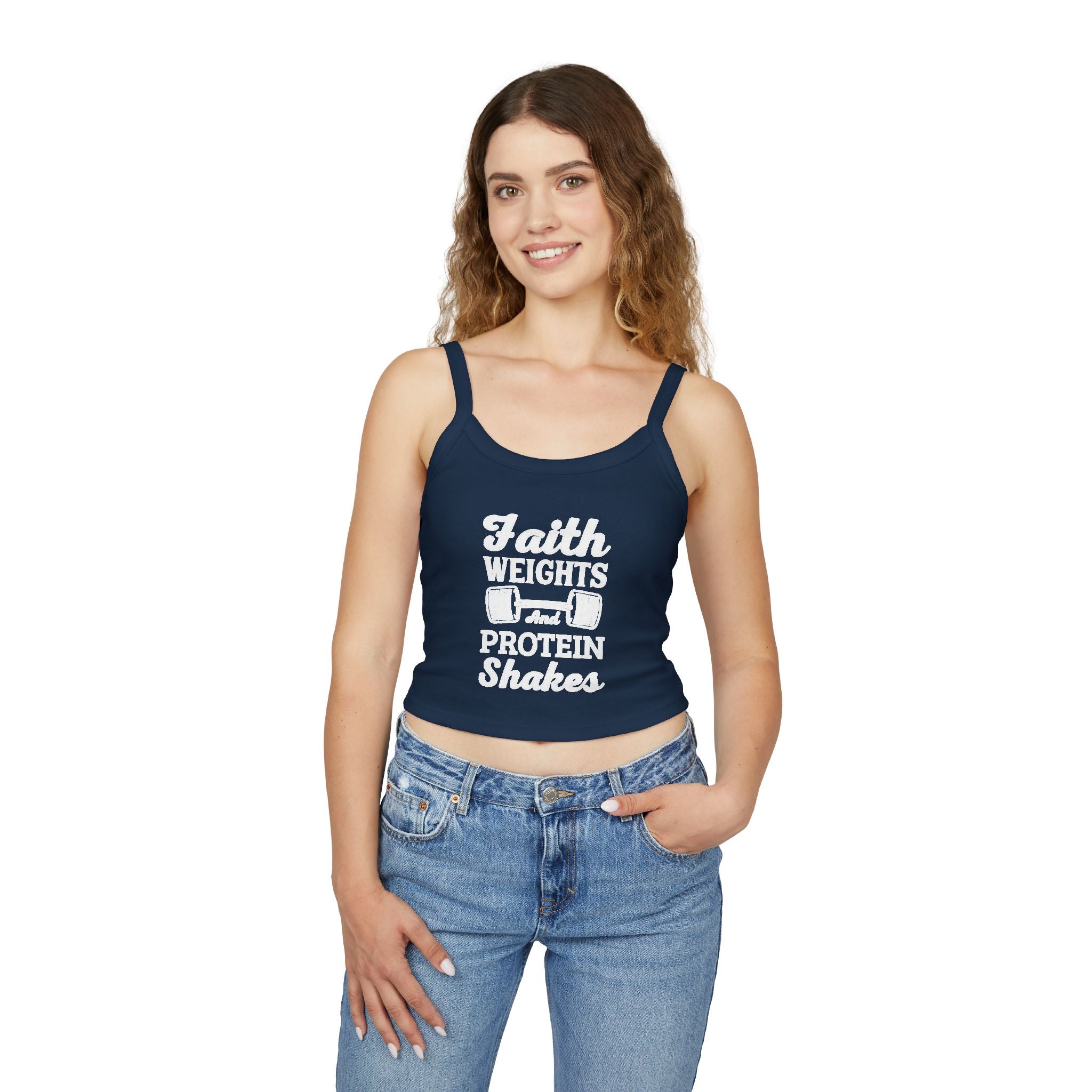 Gym Life Women's Spaghetti Strap Tank Top | Fitness Apparel, Workout Shirt, Gym Outfit, Casual Wear, Summer Top