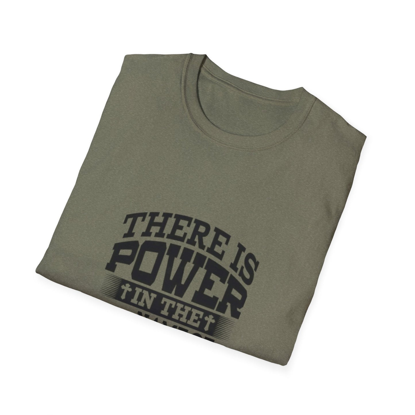 Faith-Inspired Unisex T-Shirt - Power in the Name of Jesus, Christian Apparel, Inspirational Tee, Perfect for Gifts, Casual Wear