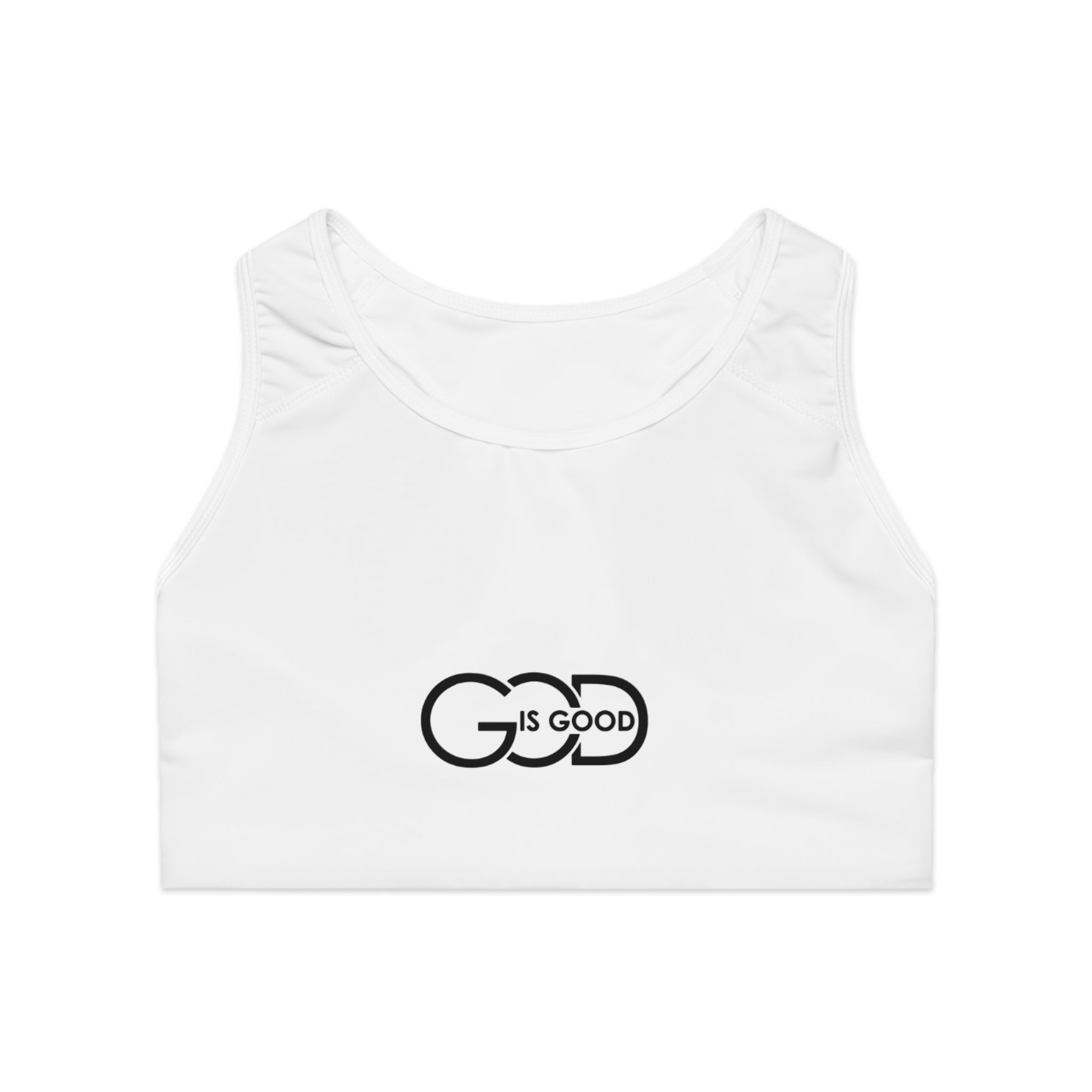 Inspirational Sports Bra - Motivational Activewear, Gym Apparel, Mindful Fitness, Faith-Based Exercise