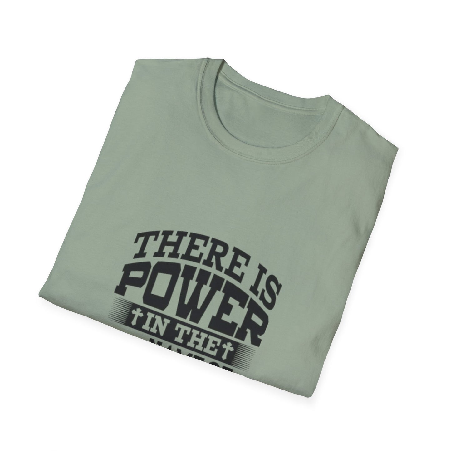 Faith-Inspired Unisex T-Shirt - Power in the Name of Jesus, Christian Apparel, Inspirational Tee, Perfect for Gifts, Casual Wear