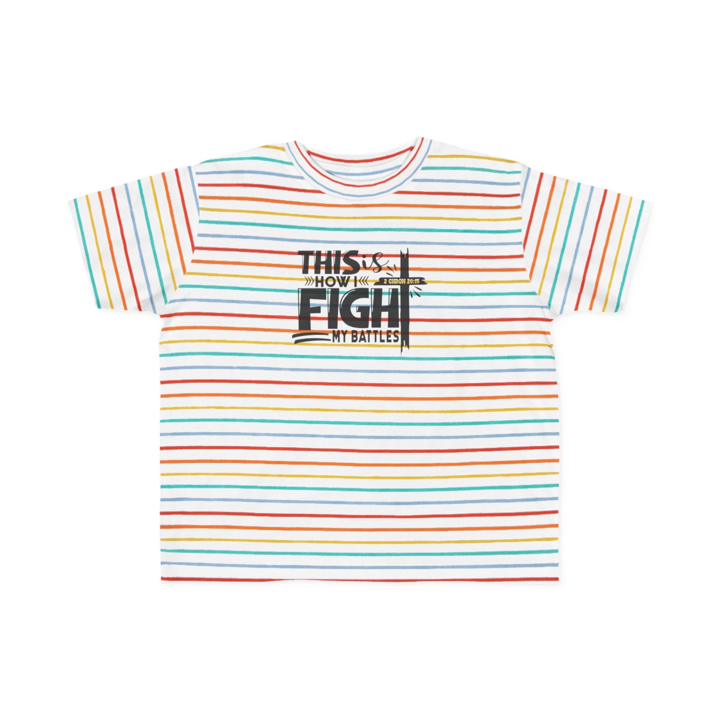 Toddler Inspirational Tee - 'This is How I Fight My Battles', Cute Kids Shirt, Toddler Gift, Faith Shirt, Motivational Wear
