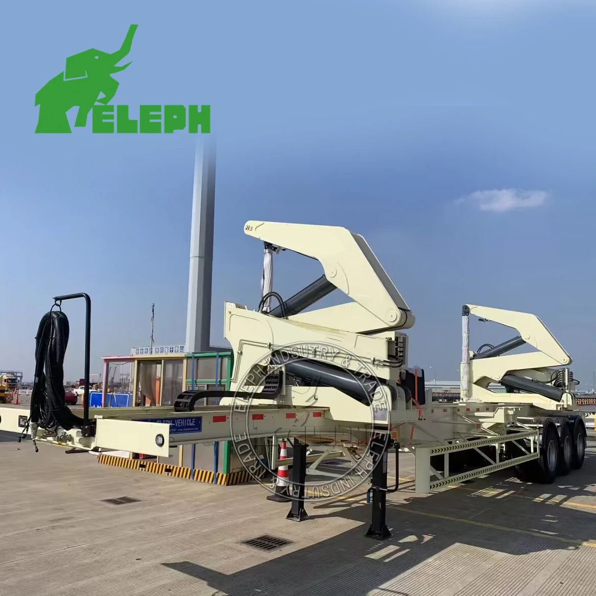 China Made Trailer Accessories 20ff 40ff Container Side Loader Container Trailer