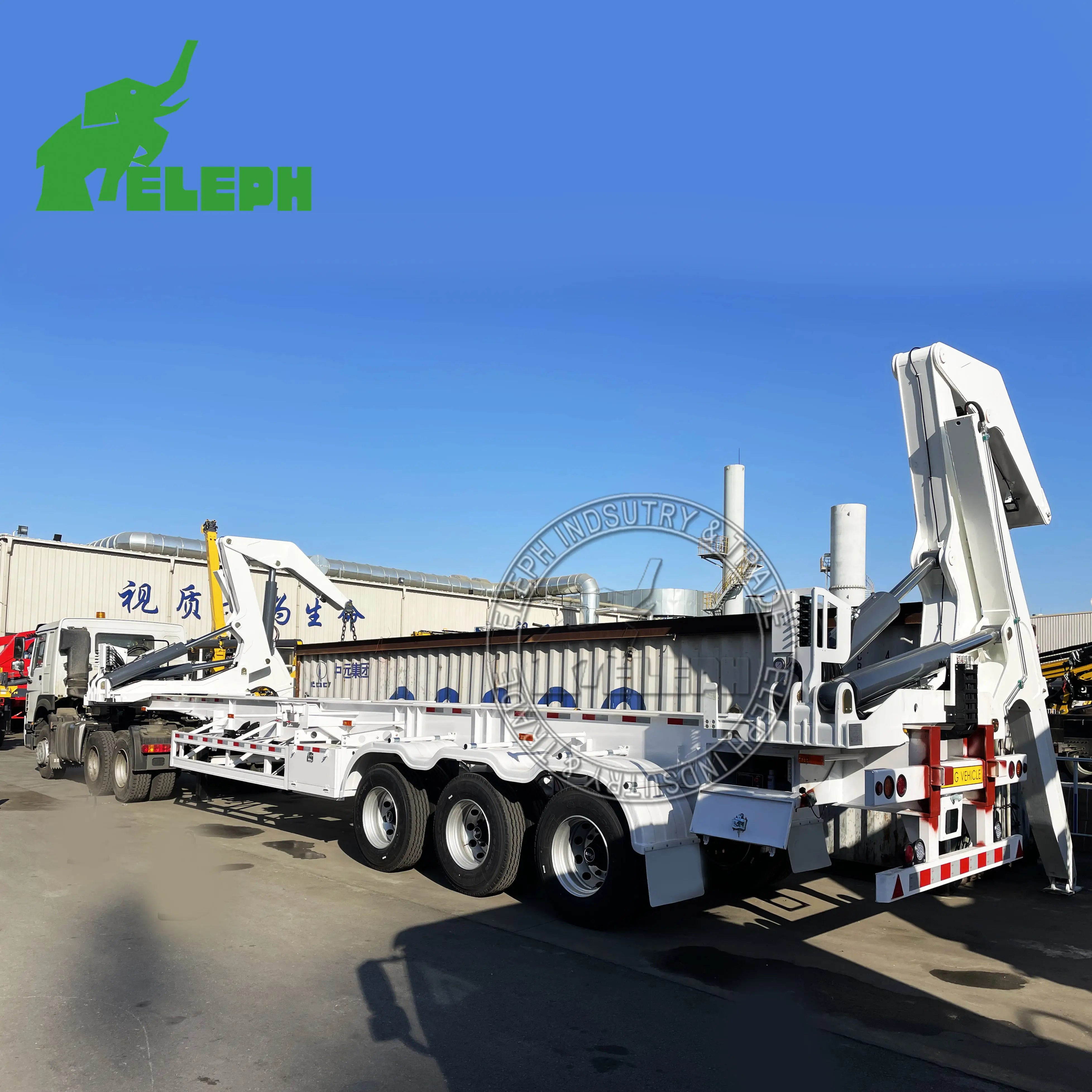 China Made Trailer Accessories 20ff 40ff Container Side Loader Container Trailer