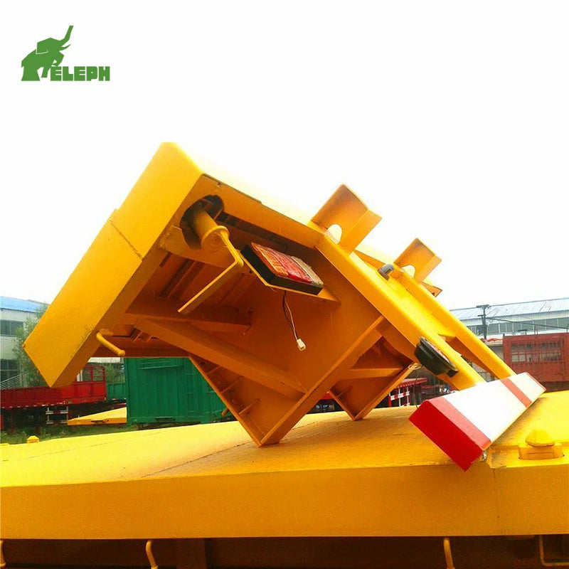 40Ft 60 Tons Flat Bed Trailer Container 3/4 Axles Flatbed Trailers With Suspension