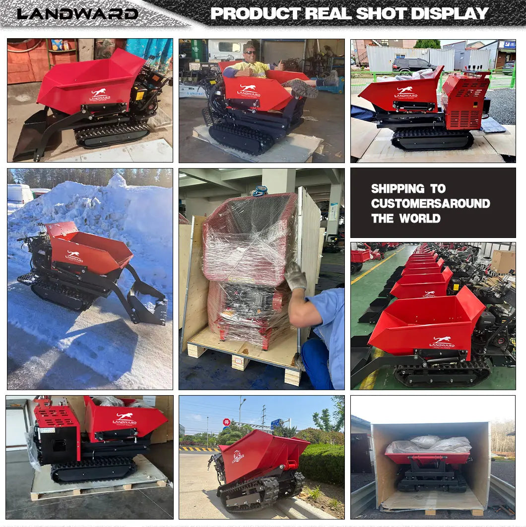 Gasoline Mini Dumper Fast Delivery Small Dump Truck 500 KG Available In Stock Tiny Hydraulic Track Dumper Truck Customized Sale