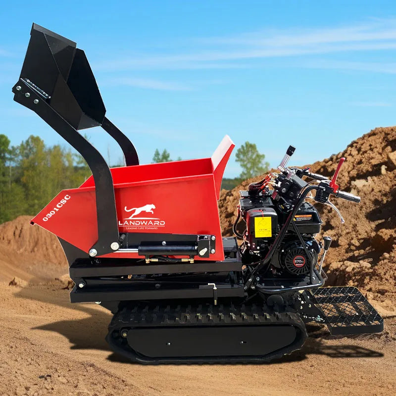 Gasoline Mini Dumper Fast Delivery Small Dump Truck 500 KG Available In Stock Tiny Hydraulic Track Dumper Truck Customized Sale