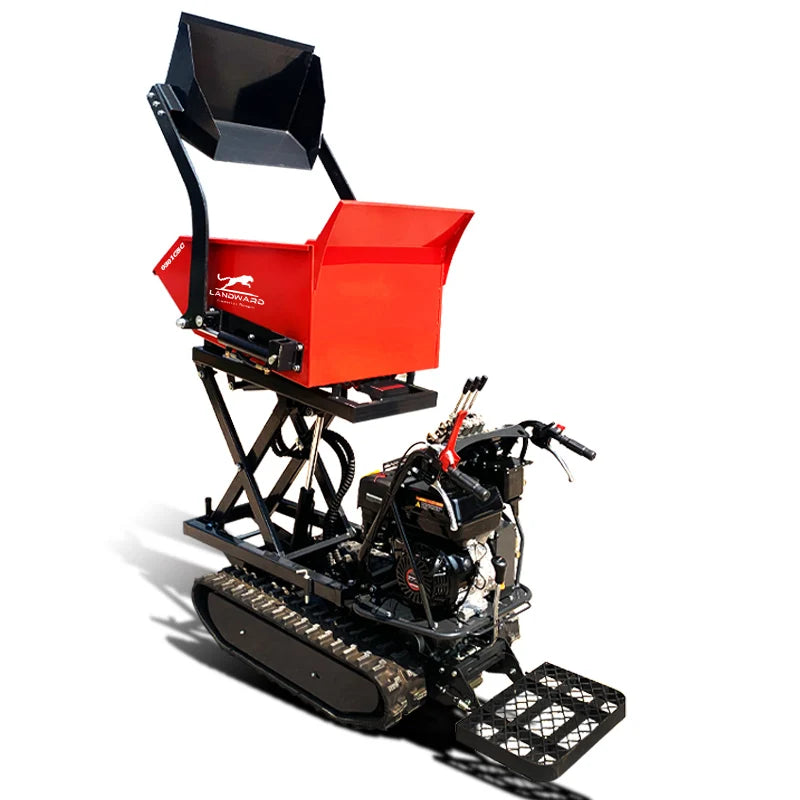 Gasoline Mini Dumper Fast Delivery Small Dump Truck 500 KG Available In Stock Tiny Hydraulic Track Dumper Truck Customized Sale