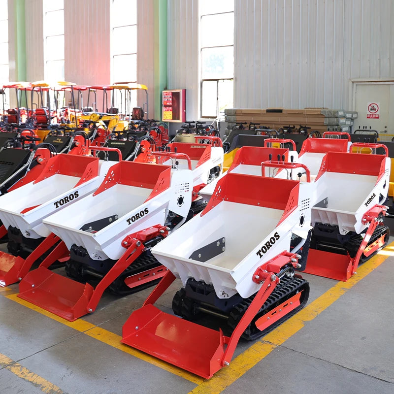 TOROS Ce Epa Certification 500Kg 800Kg Mini Dump Trucks Mining Sit Dumper Truck With 4X4 Tipper Customized Truck Dumper For Sale