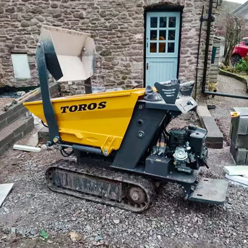TOROS Ce Epa Certification 500Kg 800Kg Mini Dump Trucks Mining Sit Dumper Truck With 4X4 Tipper Customized Truck Dumper For Sale