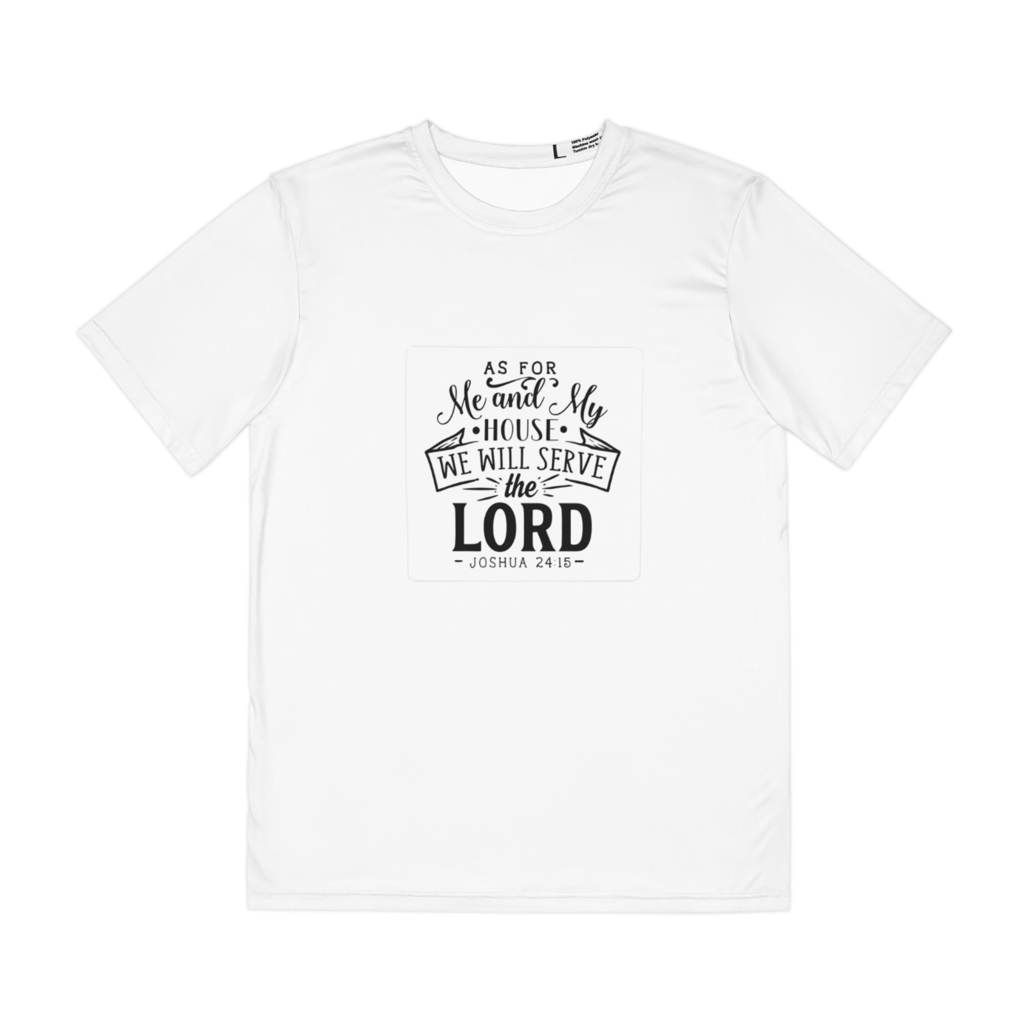 Faithful Men's Tee: 'As for Me and My House, We Will Serve the Lord' AOP Shirt, Christian Apparel, Spiritual Gift, Casual Wear, [...]