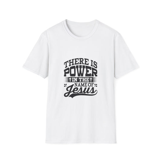 Faith-Inspired Unisex T-Shirt - Power in the Name of Jesus, Christian Apparel, Inspirational Tee, Perfect for Gifts, Casual Wear