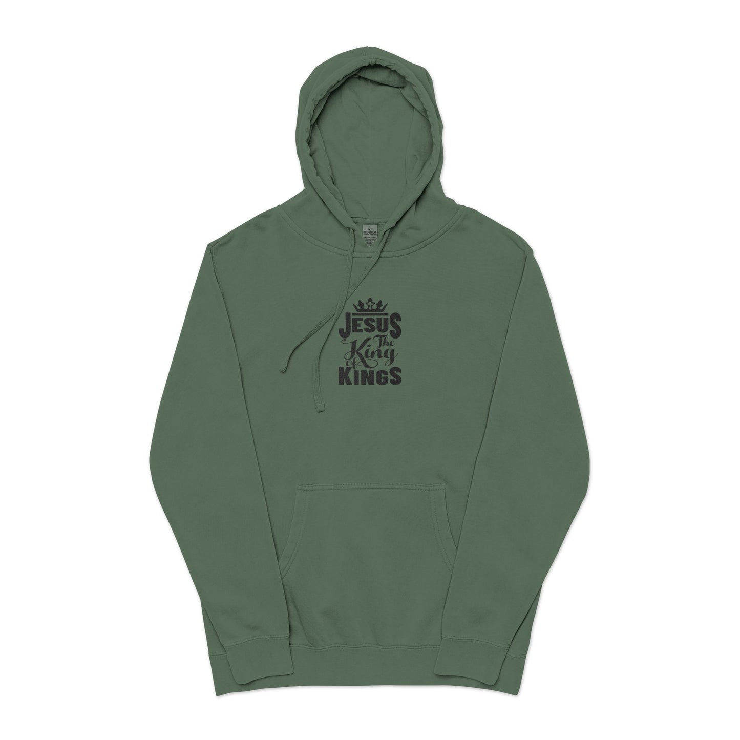 Jesus is King Unisex Hoodie, Inspirational Gift, Faith-Based Apparel, Comfortable Casual Wear, Church Event Outfit, Religious Fashion