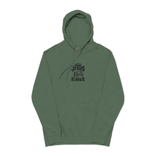 Jesus is King Unisex Hoodie, Inspirational Gift, Faith-Based Apparel, Comfortable Casual Wear, Church Event Outfit, Religious Fashion