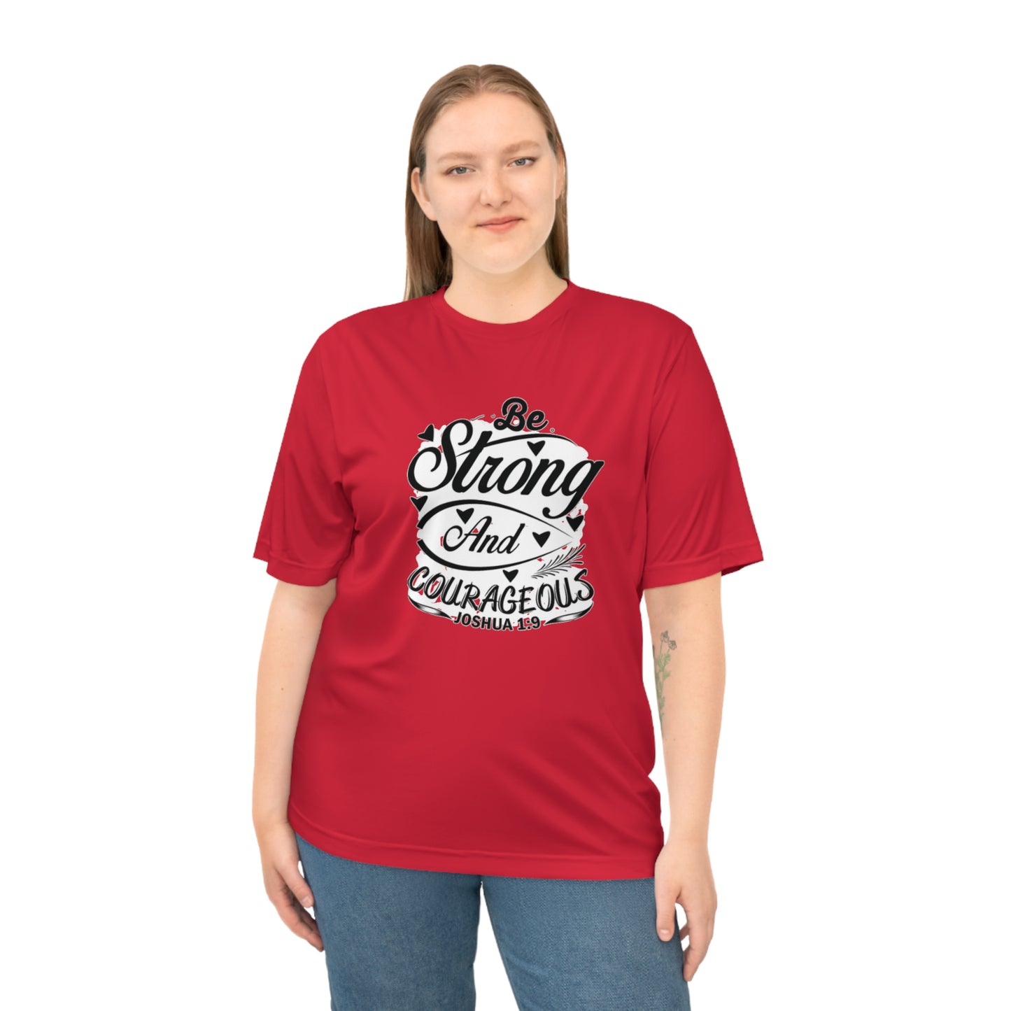 Be Strong And Courageous Performance T-Shirt | Inspirational Fitness Tee, Motivational Workout Shirt, Unisex Athletic Top, Gift Idea [...]