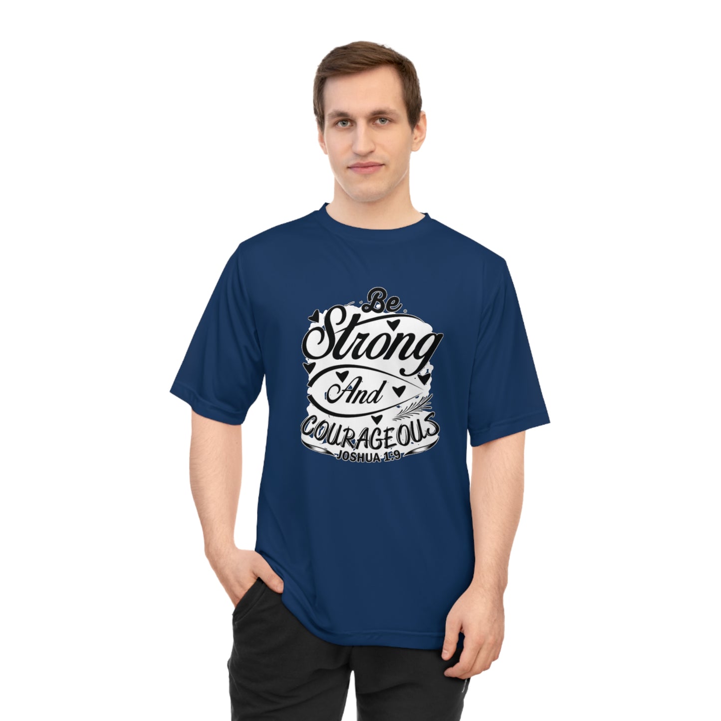 Be Strong And Courageous Performance T-Shirt | Inspirational Fitness Tee, Motivational Workout Shirt, Unisex Athletic Top, Gift Idea [...]