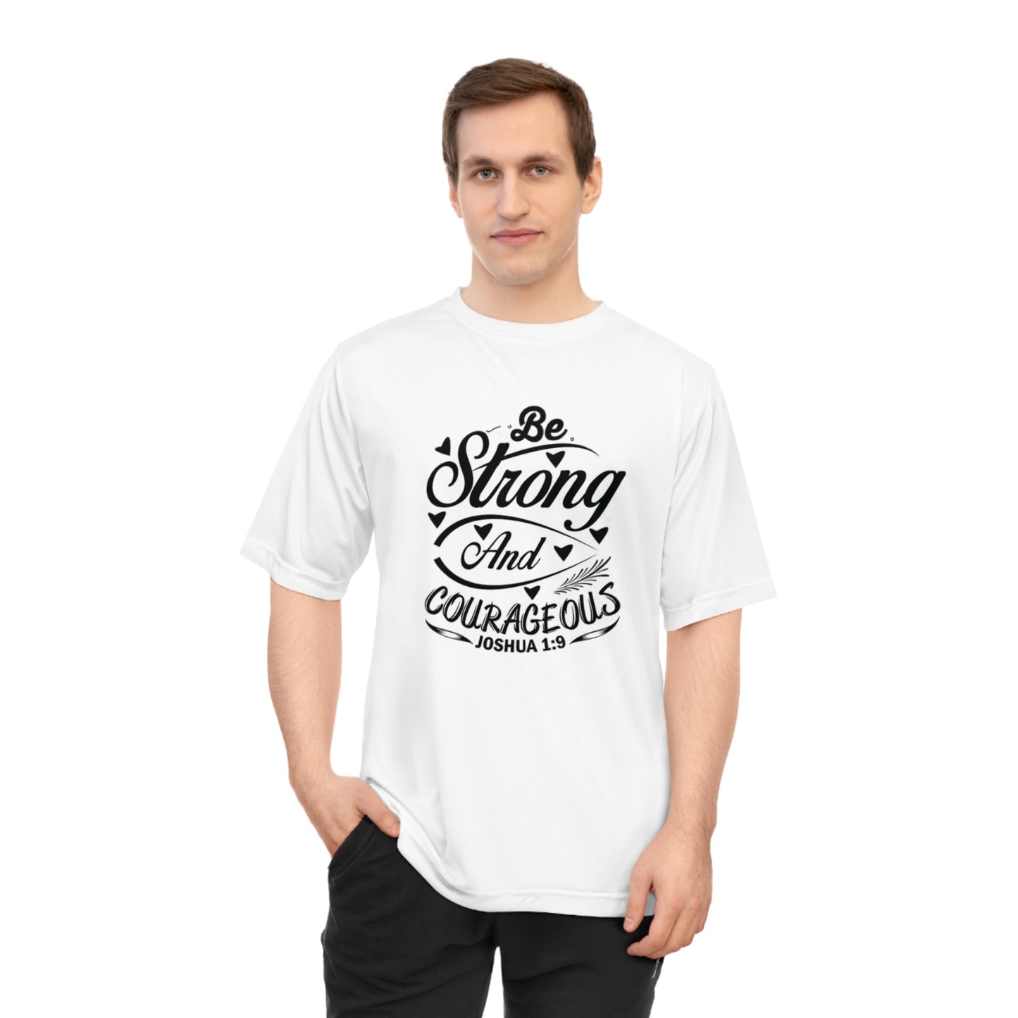 Be Strong And Courageous Performance T-Shirt | Inspirational Fitness Tee, Motivational Workout Shirt, Unisex Athletic Top, Gift Idea [...]