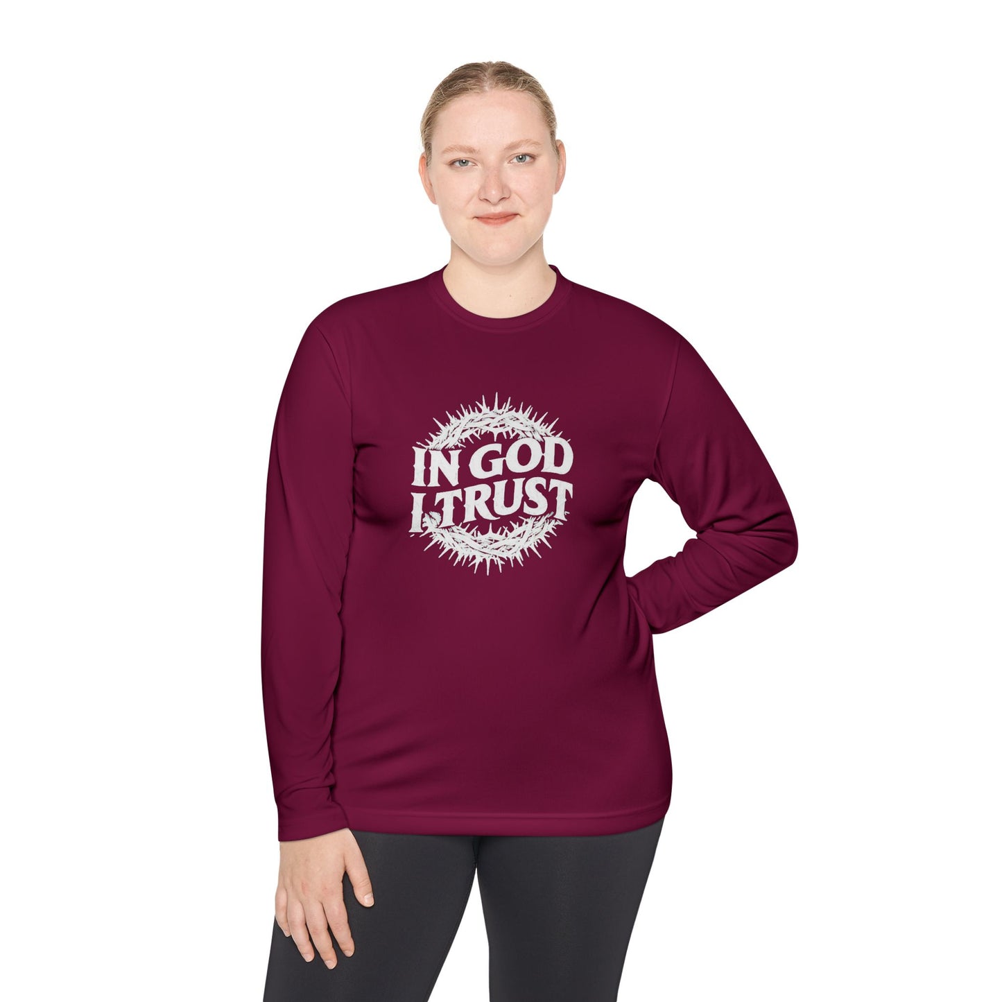 Religious Long Sleeve Tee with Mary and Rose Design, Vintage Christian Tee, Spiritual Gift, Casual Wear, Religious Apparel