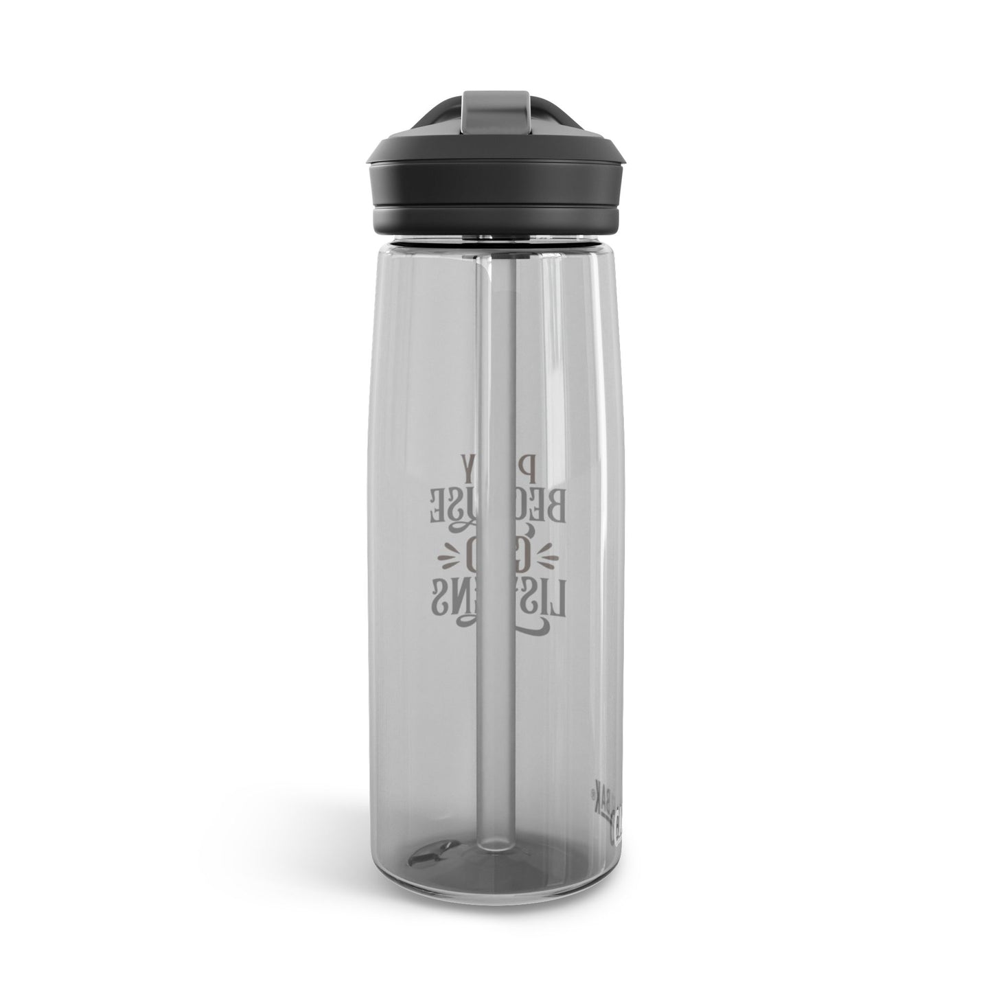 Inspirational Water Bottle with God Quote, Perfect for Fitness, Outdoors, Gift for Christians, Motivational Hydration, Pray Because [...]