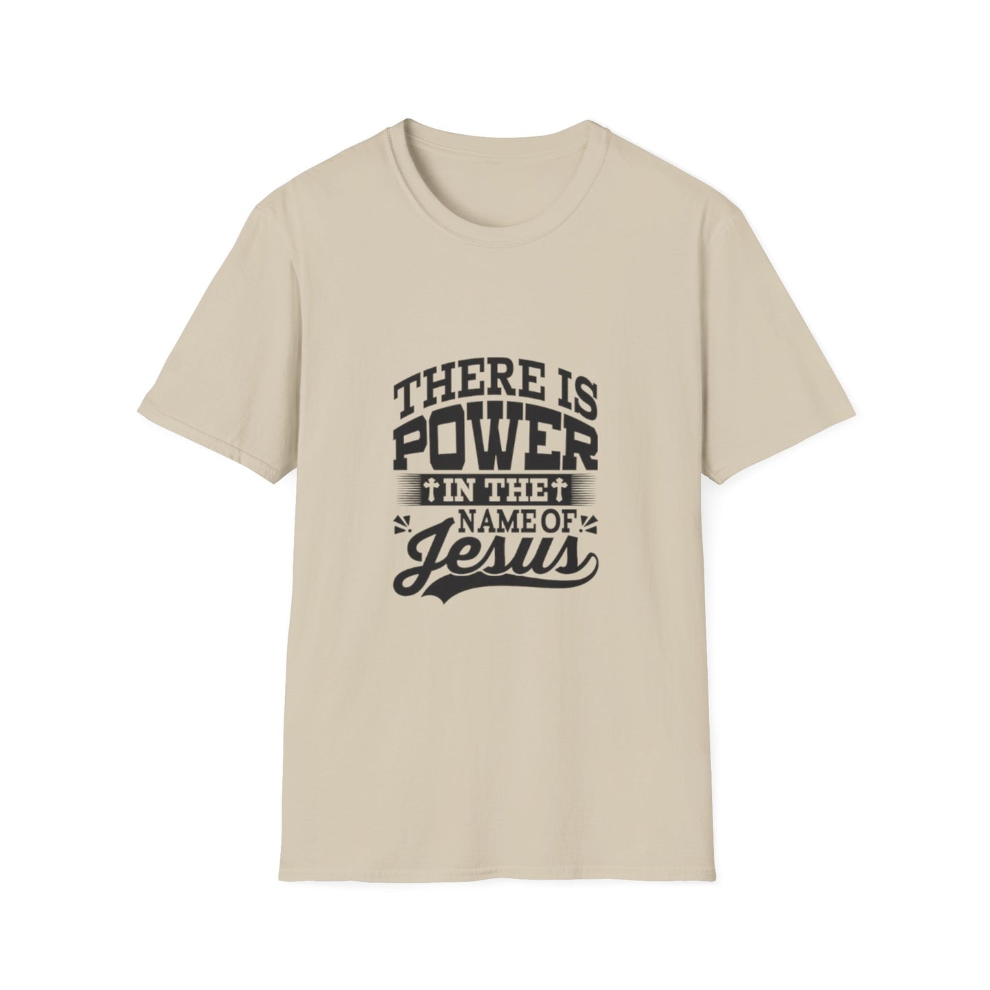 Faith-Inspired Unisex T-Shirt - Power in the Name of Jesus, Christian Apparel, Inspirational Tee, Perfect for Gifts, Casual Wear