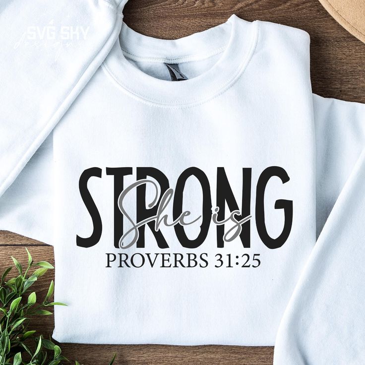 Christian Strong Logo Hoodie