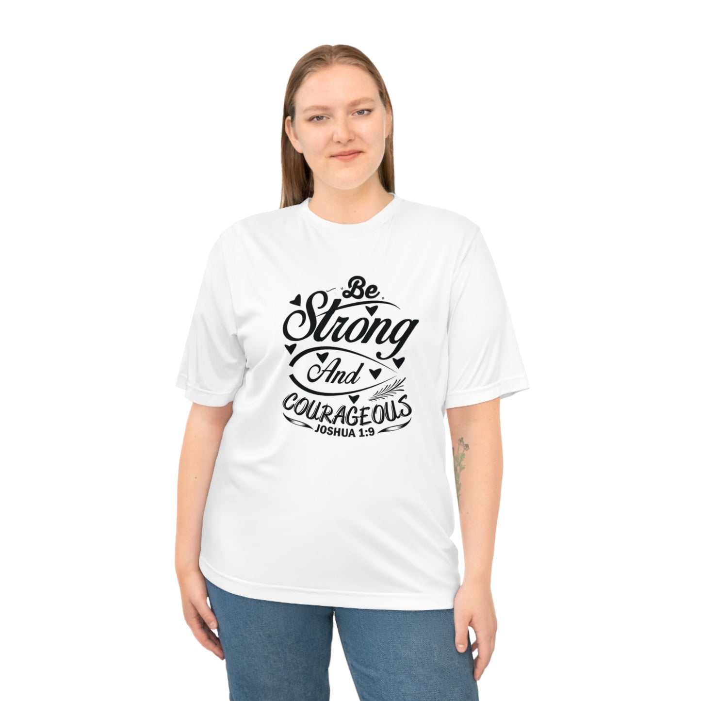 Be Strong And Courageous Performance T-Shirt | Inspirational Fitness Tee, Motivational Workout Shirt, Unisex Athletic Top, Gift Idea [...]