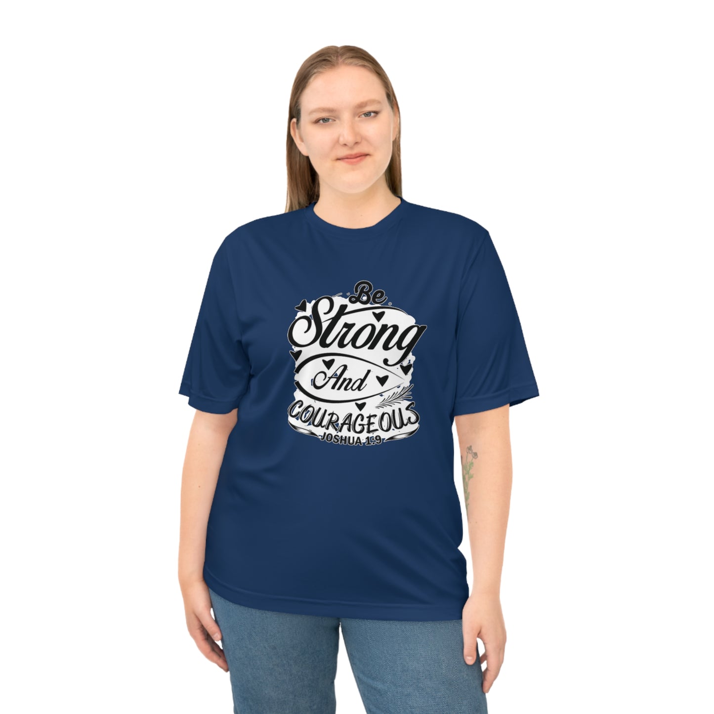 Be Strong And Courageous Performance T-Shirt | Inspirational Fitness Tee, Motivational Workout Shirt, Unisex Athletic Top, Gift Idea [...]